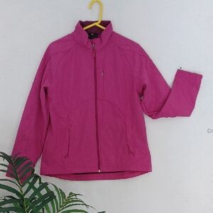 Diamond Supply Co. Magenta Zip-Up Utility Jacket